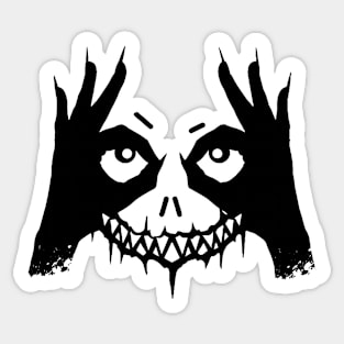 A sinister smile Sticker